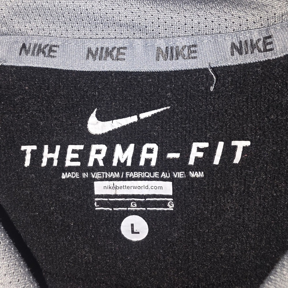 Nike Men's Black Pullover Hoodie with Diagonal Logo - Picture 3 of 8